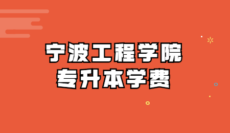寧波工程學(xué)院專升本學(xué)費(fèi)